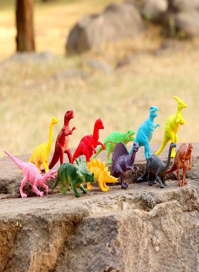 Mallexo Realistic Dragon Dinosaur Animals Figures Playset|12PCS Dino Animal Action Figurine for Kids Girls and Boys|Prehistoric Safari Dino Toyset Learning & Education Item Birthday Gift for Children - Image 5